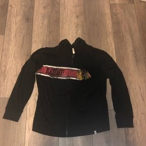 Blackhawks zip up jacket